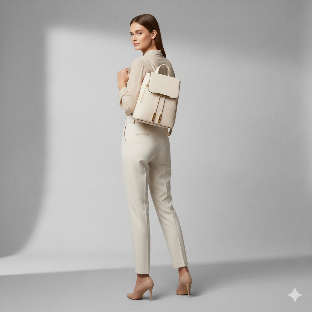 Damen Rucksack aus Kunstleder | Elegant & Praktisch