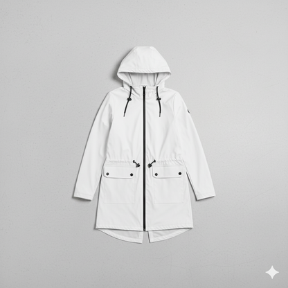Damen Regenjacke mit Kapuze | Leicht & Wasserdicht | Übergang