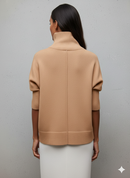 Kuscheliger Damenpullover mit Rollkragen | Warm für Herbst/Winter