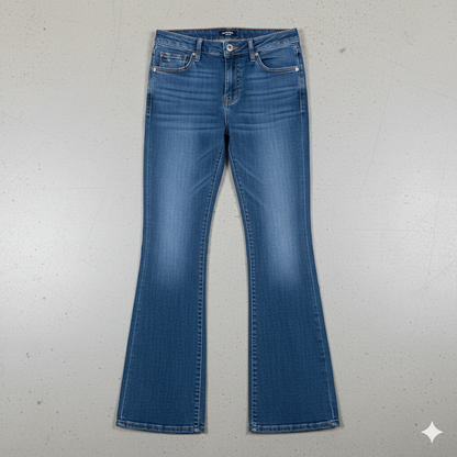 Damen Schlagjeans Low Rise | Retro Fit & Bequem