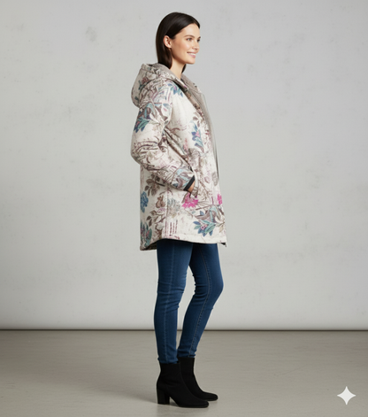 Damen Fleecejacke mit Kapuze | Plüsch & Kuschelig | Herbst/Winter