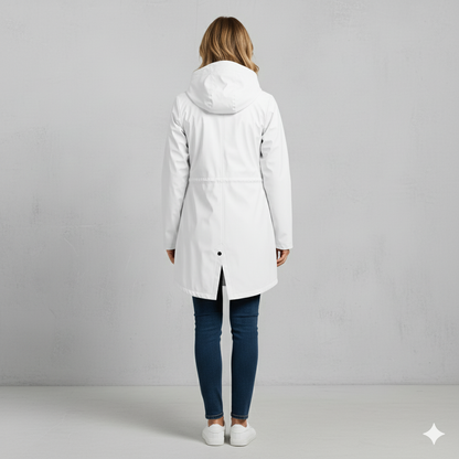 Damen Regenjacke mit Kapuze | Leicht & Wasserdicht | Übergang