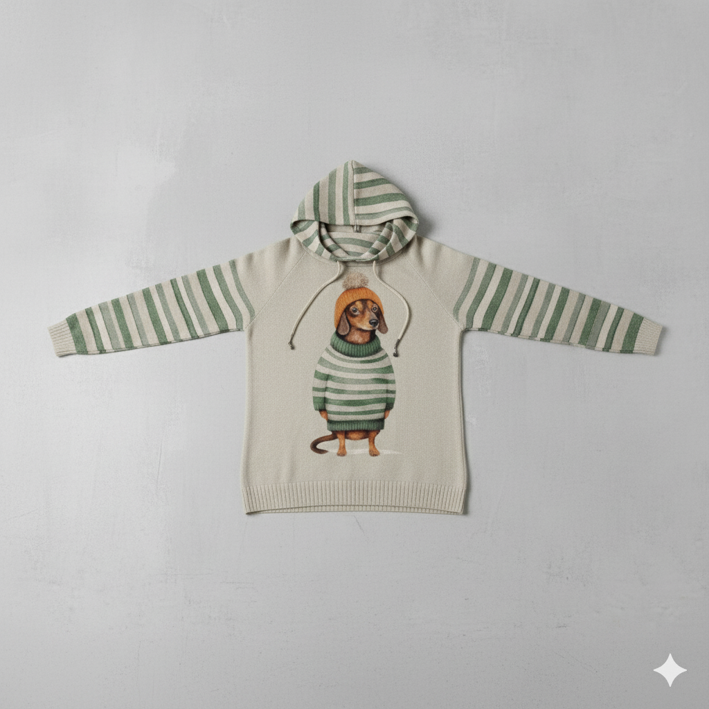 Weicher Damen Hoodie mit Tierprint