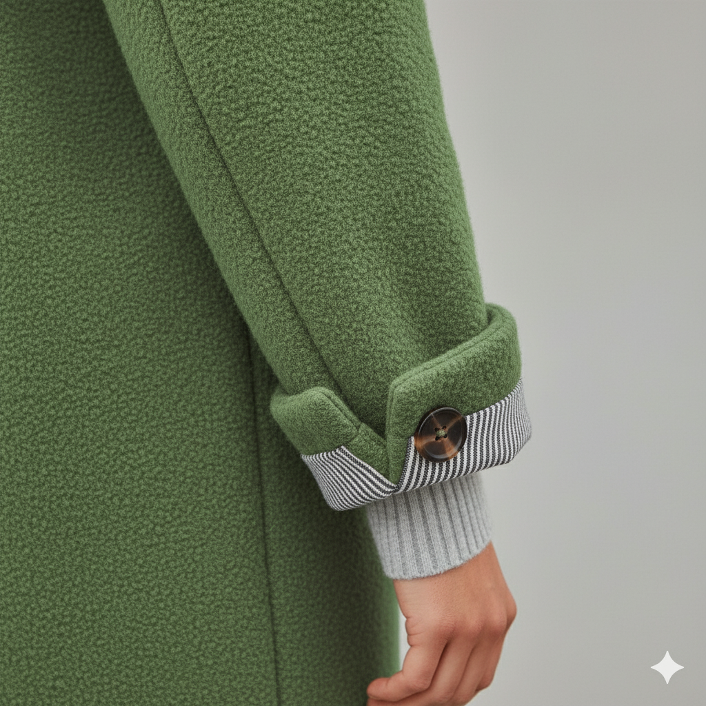 Warmer Damen Mantel aus Teddyfleece | Kuschelig & Elegant für Winter