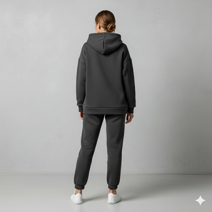 Warmer Damen Hoodie Zweiteiler | Bequem für Herbst & Winter