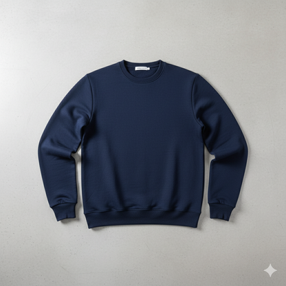 Herren Sweatshirt mit Rundhalsausschnitt