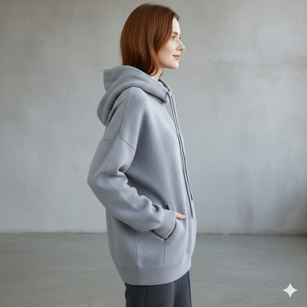 Weicher Damen Kapuzenpullover