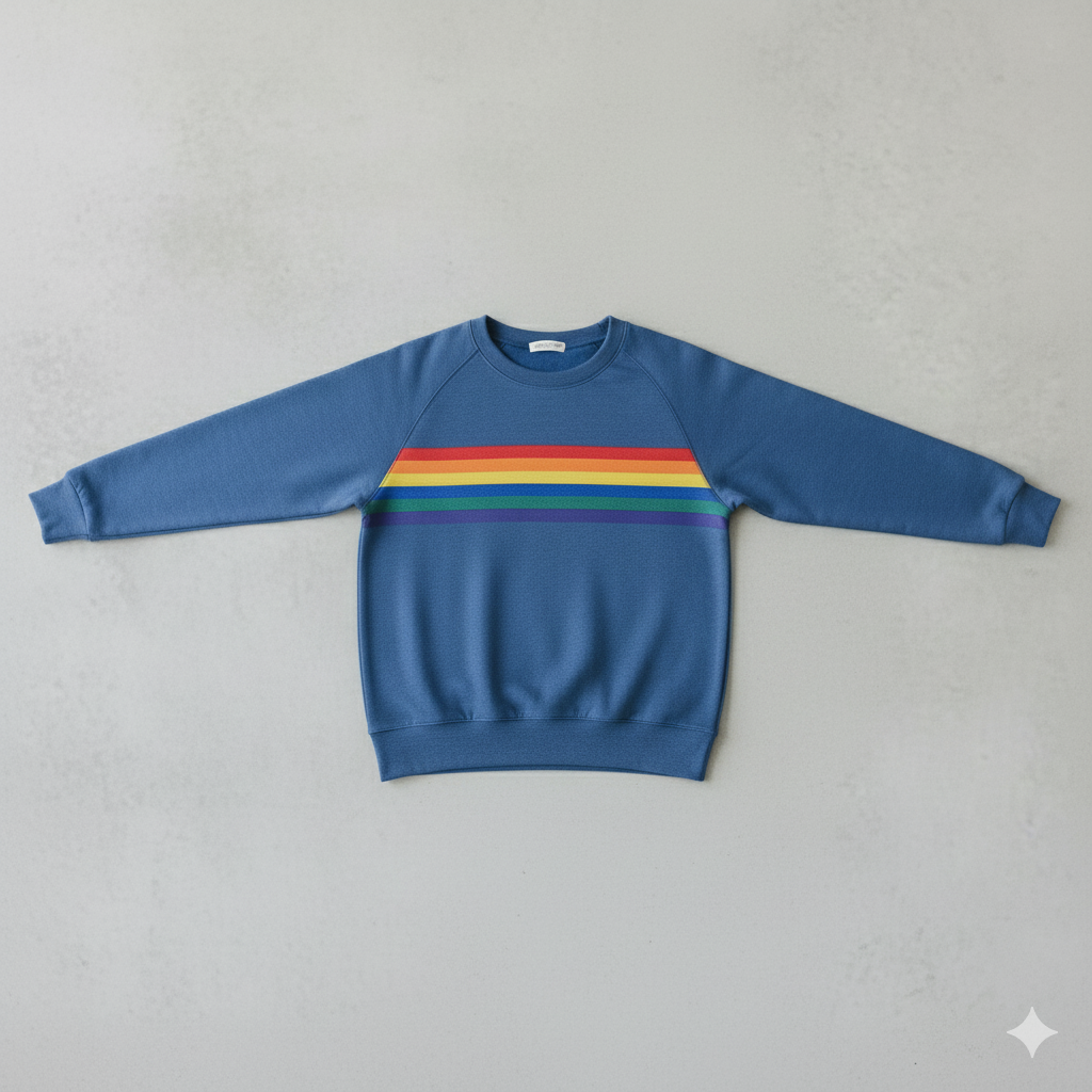Damen Pullover mit Rundhalsausschnitt | Gestreift & Freizeit