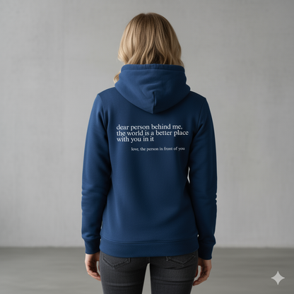 Lässiger Damen Hoodie mit Rückendruck
