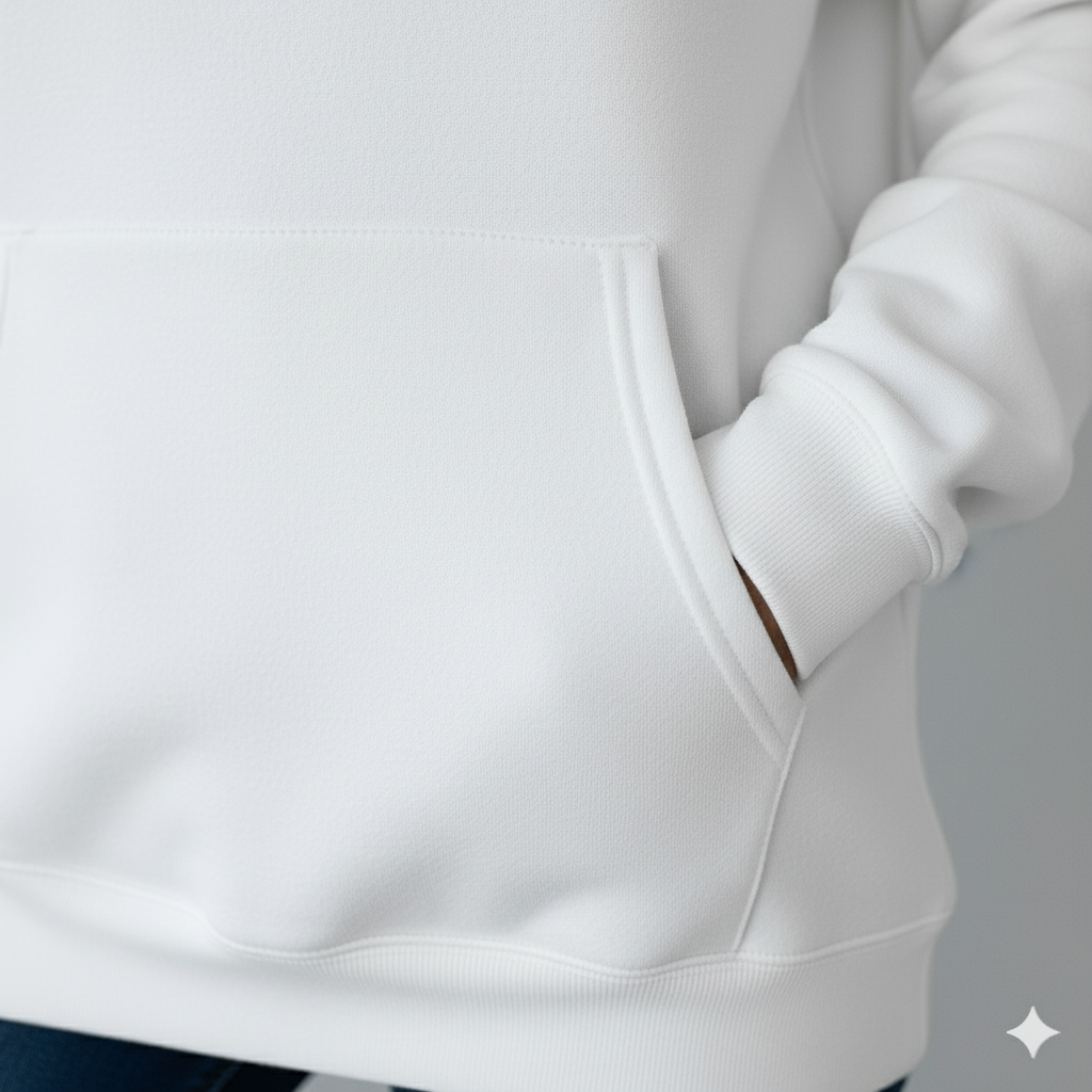 Lässiger Damen Hoodie mit Rückendruck
