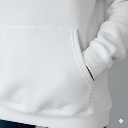 Lässiger Damen Hoodie mit Rückendruck