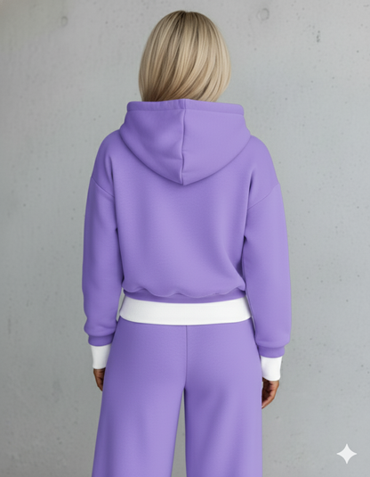 Damen Hoodie mit Kapuze | Zweiteilig & Freizeit