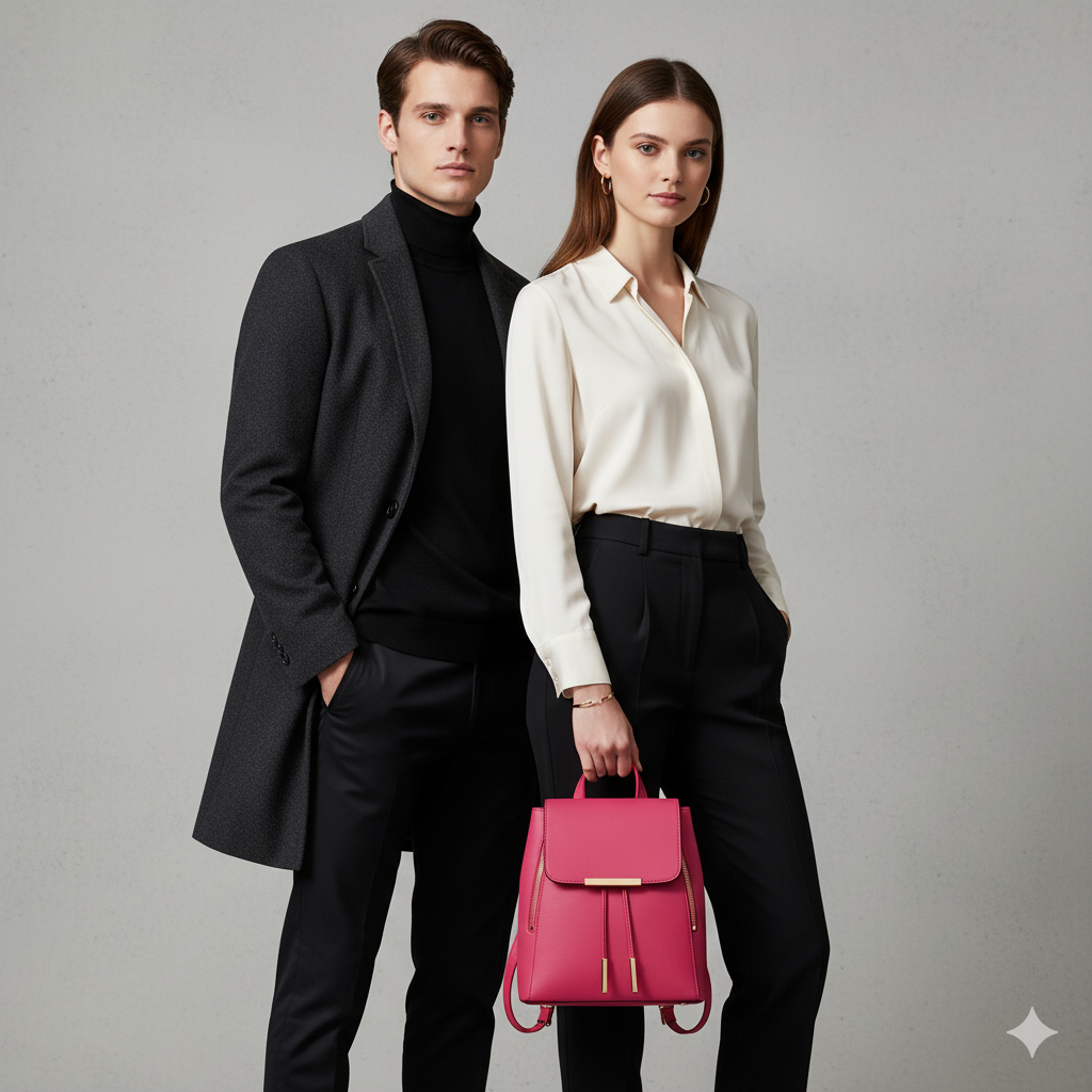 Damen Rucksack aus Kunstleder | Elegant & Praktisch