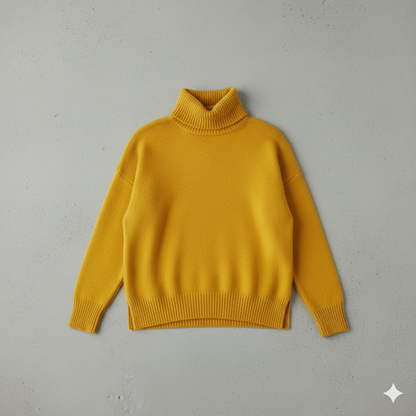 Kuscheliger Damenpullover mit Rollkragen | Warm für Herbst/Winter