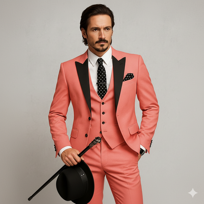 Herren 3-teiliger Anzug Slim Fit | Business Hochzeit Smoking