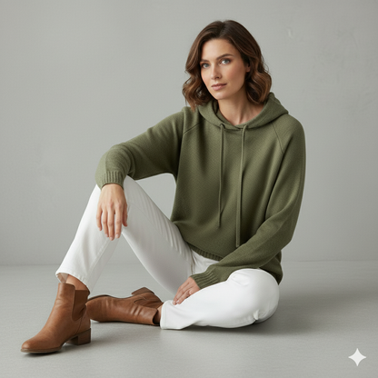 Weicher Damen Kapuzenpullover