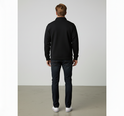Lässiger Herrenpullover mit Reverskragen | Bequem | Freizeit