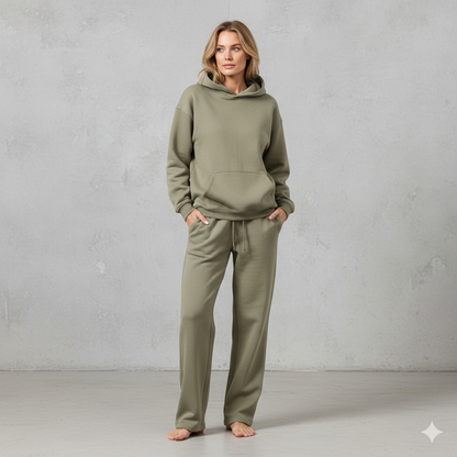 Kuscheliges Damen Set mit Hoodie & Hose