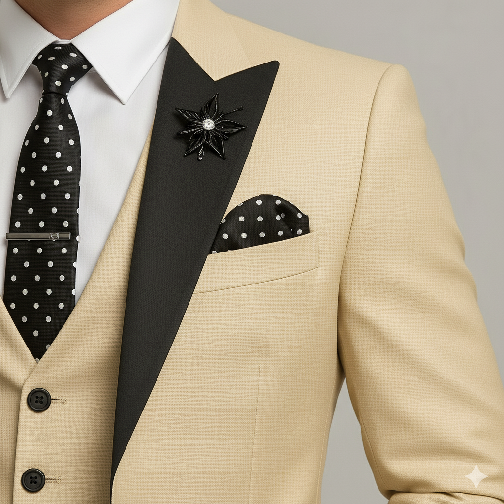 Herren 3-teiliger Anzug Slim Fit | Business Hochzeit Smoking