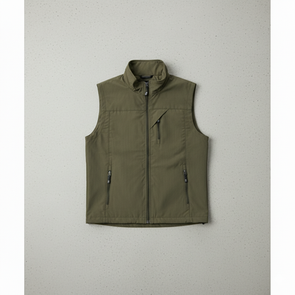 Herren Outdoor Weste mit Reißverschluss | Leicht & Atmungsaktiv