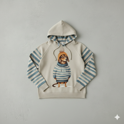 Weicher Damen Hoodie mit Tierprint