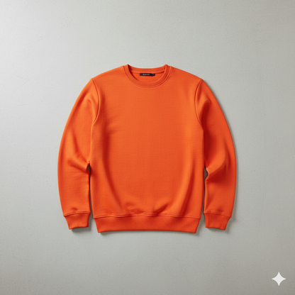 Herren Sweatshirt mit Rundhalsausschnitt