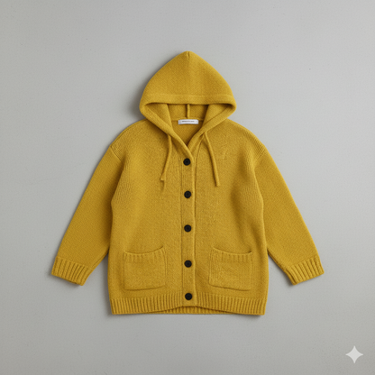 Kuscheliger Damen Strickjacke mit Kapuze | Warm für Herbst/Winter