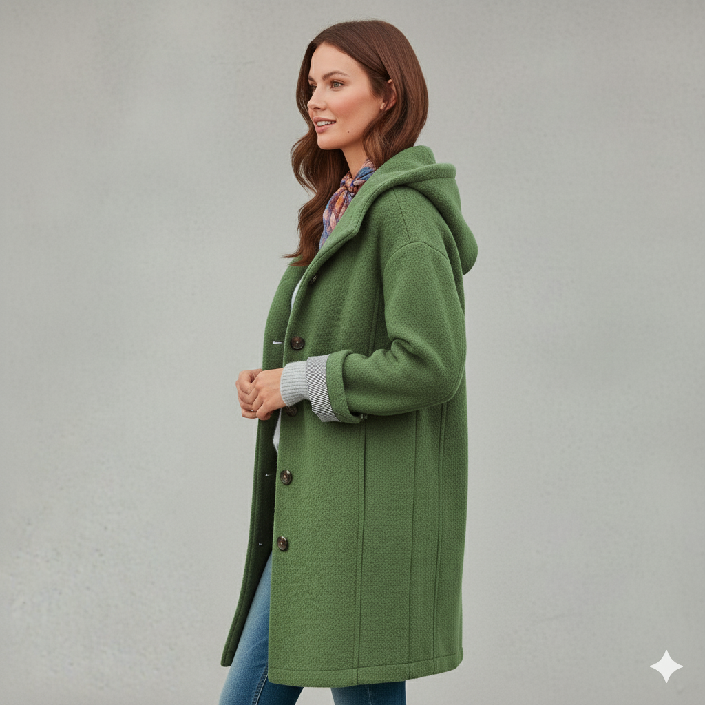 Warmer Damen Mantel aus Teddyfleece | Kuschelig & Elegant für Winter
