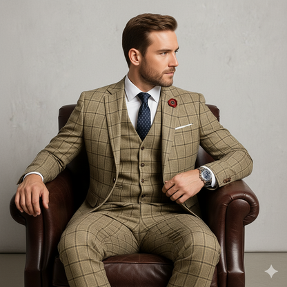 Herren Anzug 3-teilig Slim Fit | Elegant & Festlich