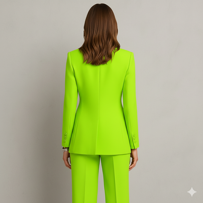 Elegantes Damen Anzugset | Blazer & Hose | Slim Fit Business
