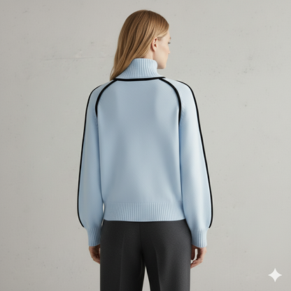 Damenpullover mit Stehkragen | Locker & Modern für Herbst/Winter