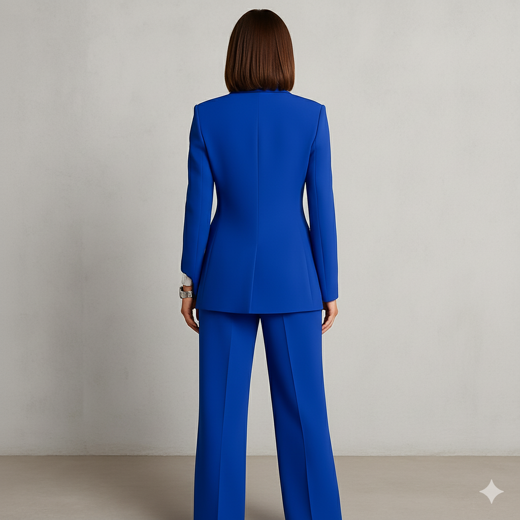 Elegantes Damen Anzugset | Blazer & Hose | Slim Fit Business