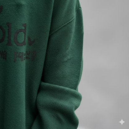 Damenpullover mit V Ausschnitt und Print | Freizeit