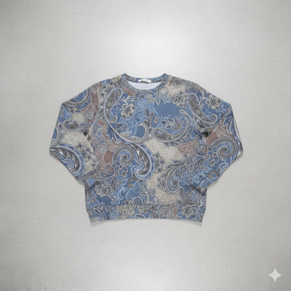 Damen Strickpullover mit Blumenmuster | Locker & Elegant