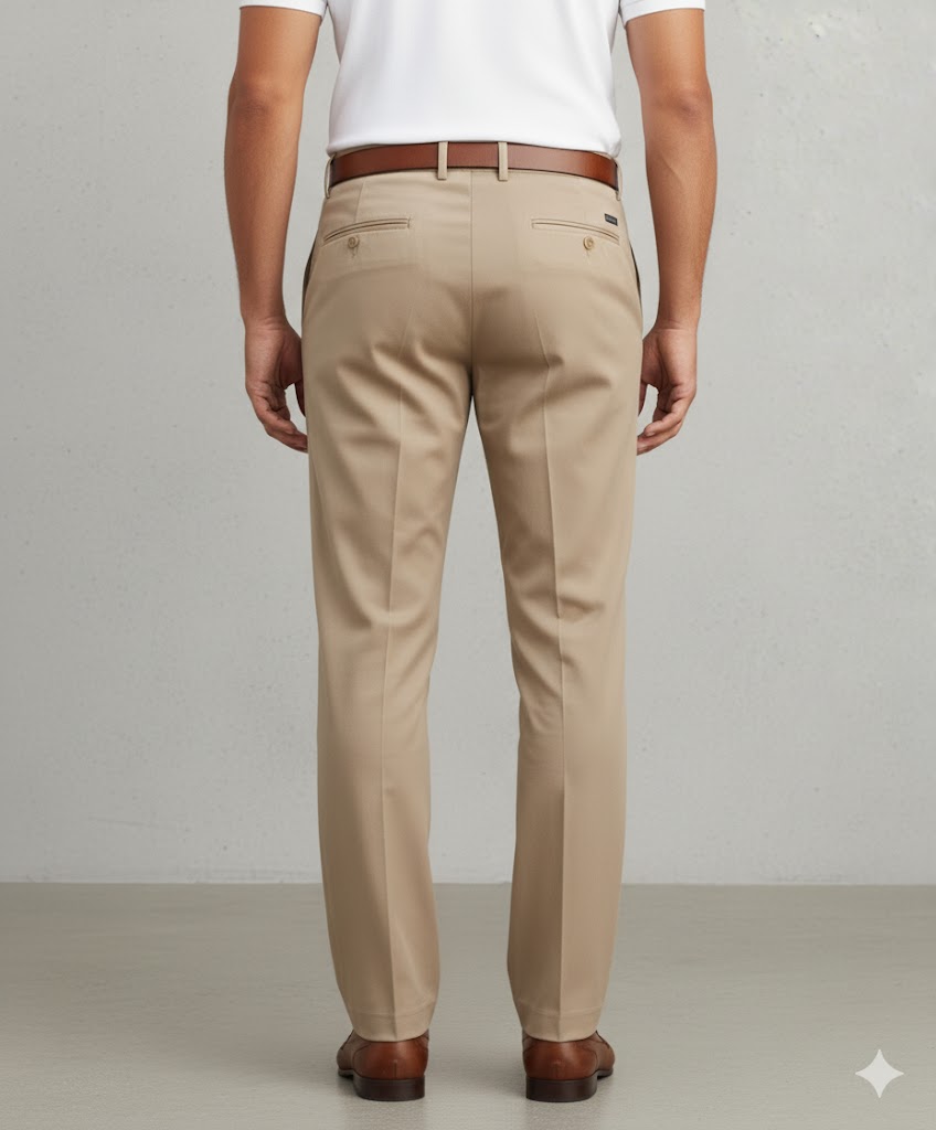 Klassische Herren Stoffhose | Regular Fit & Knitterarm