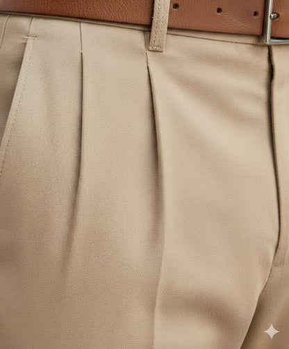 Klassische Herren Stoffhose | Regular Fit & Knitterarm