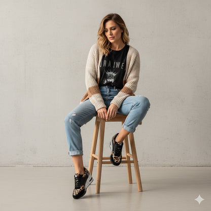 Damen Sneaker mit Keilabsatz | Bequem & Atmungsaktiv