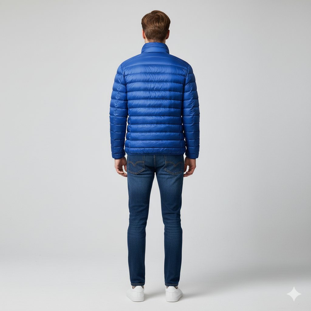 Leichte Herren Steppjacke mit Stehkragen | Übergang | Atmungsaktiv