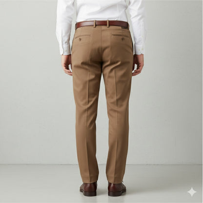 Klassische Herren Stoffhose | Regular Fit & Knitterarm