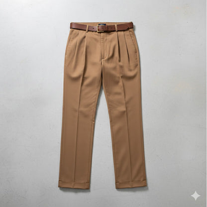 Klassische Herren Stoffhose | Regular Fit & Knitterarm