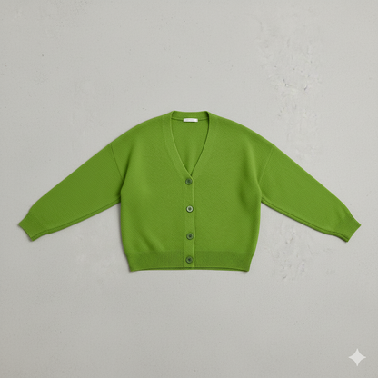 Damen Strickjacke mit V-Ausschnitt | Herbst & Übergang