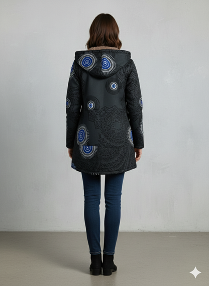 Damen Fleecejacke mit Kapuze | Plüsch & Kuschelig | Herbst/Winter