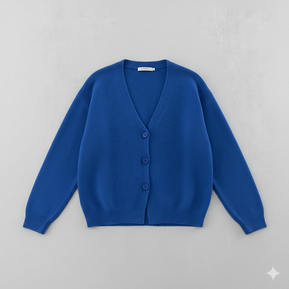 Damen Strickjacke mit V-Ausschnitt | Herbst & Übergang