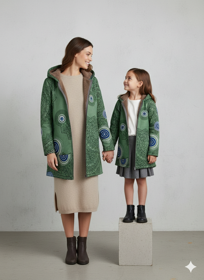Damen Fleecejacke mit Kapuze | Plüsch & Kuschelig | Herbst/Winter