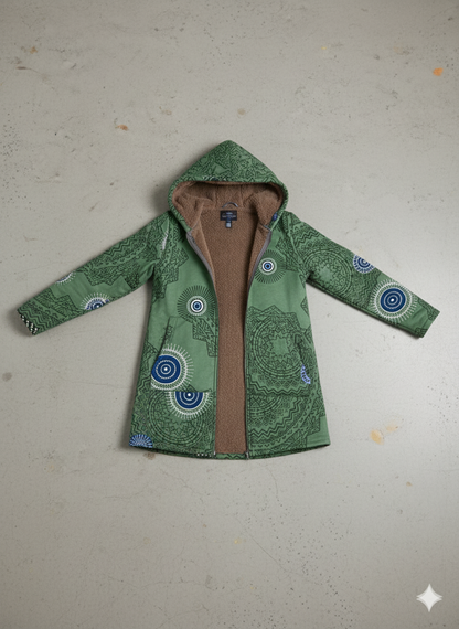 Damen Fleecejacke mit Kapuze | Plüsch & Kuschelig | Herbst/Winter