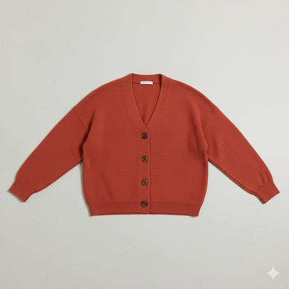 Damen Strickjacke mit V-Ausschnitt | Herbst & Übergang