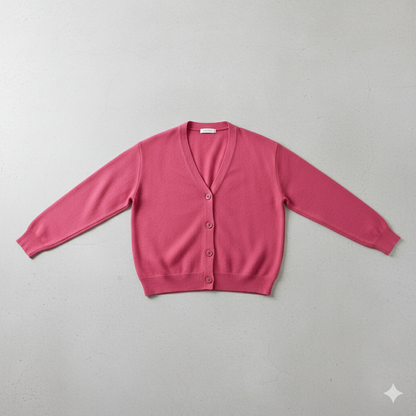 Damen Strickjacke mit V-Ausschnitt | Herbst & Übergang