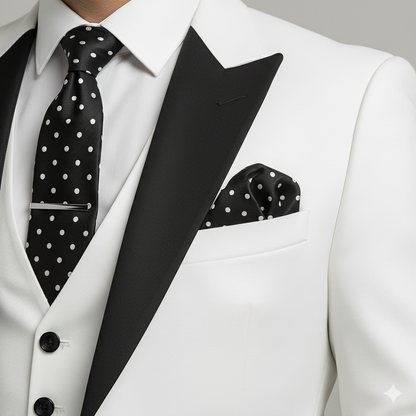 Herren 3-teiliger Anzug Slim Fit | Business Hochzeit Smoking