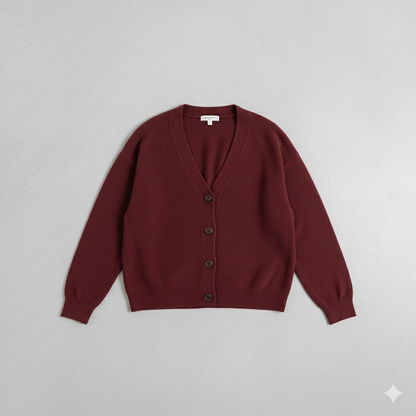 Damen Strickjacke mit V-Ausschnitt | Herbst & Übergang