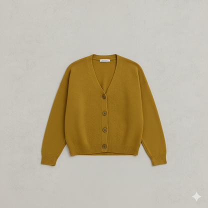 Damen Strickjacke mit V-Ausschnitt | Herbst & Übergang